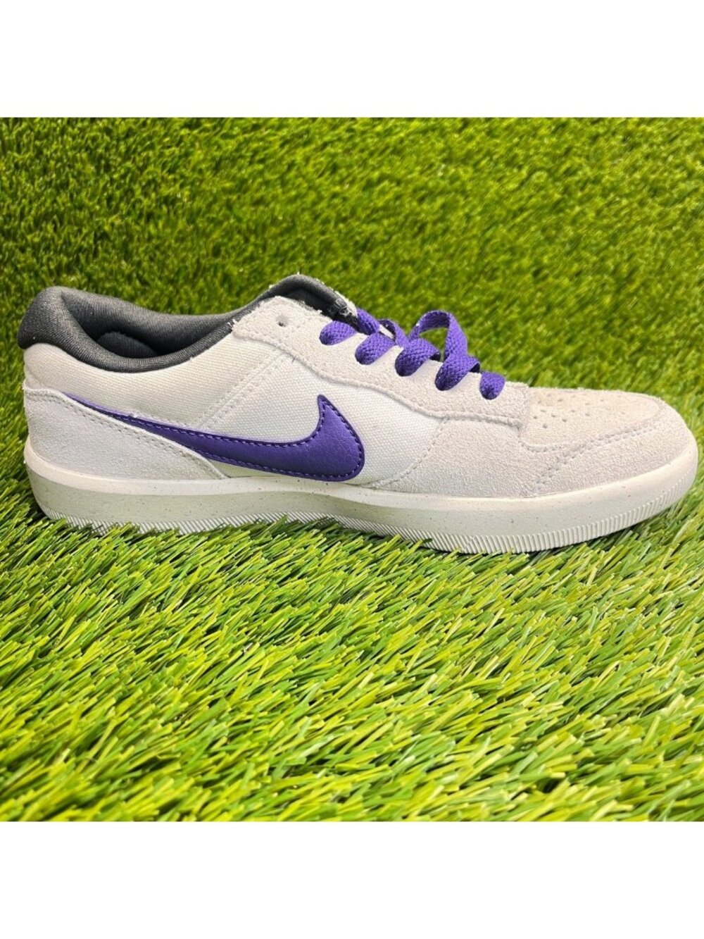 Nike SB Force 58 Phantom Summit White Gray Mens Size 5 Athletic Shoes Sneakers